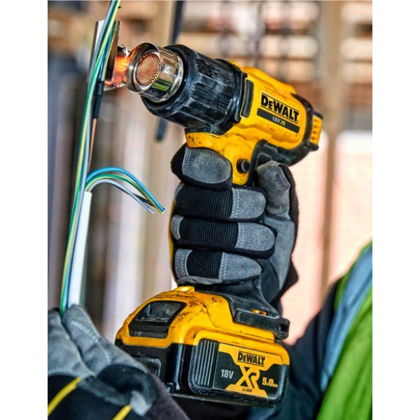 Фото - Пістолет гарячого повітря - фен акумуляторний DeWALT DCE530N