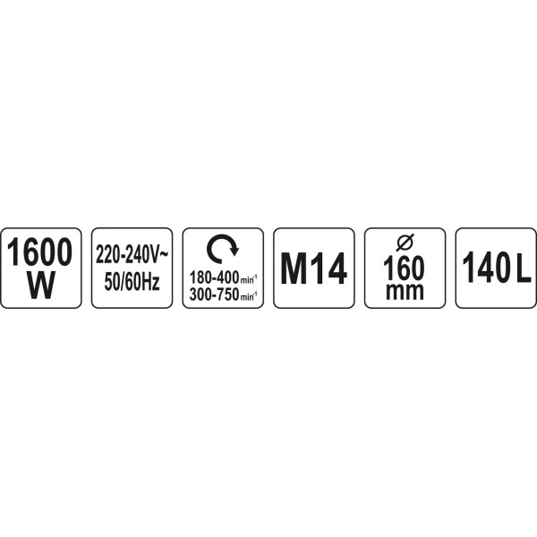 Картинка - Миксер сетевой YATO YT-82607