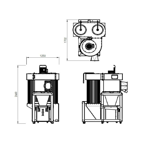 Фото - Аспірація-циклон Unalsan UNS 422