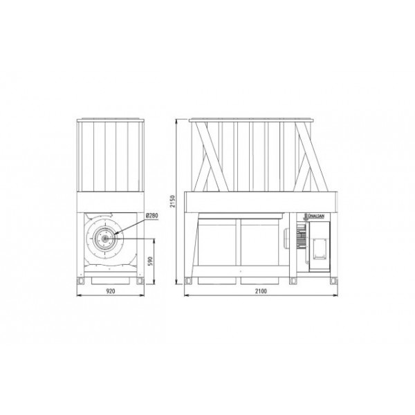 Фото - Промисловий пилосос UNALSAN AMS-50-ET