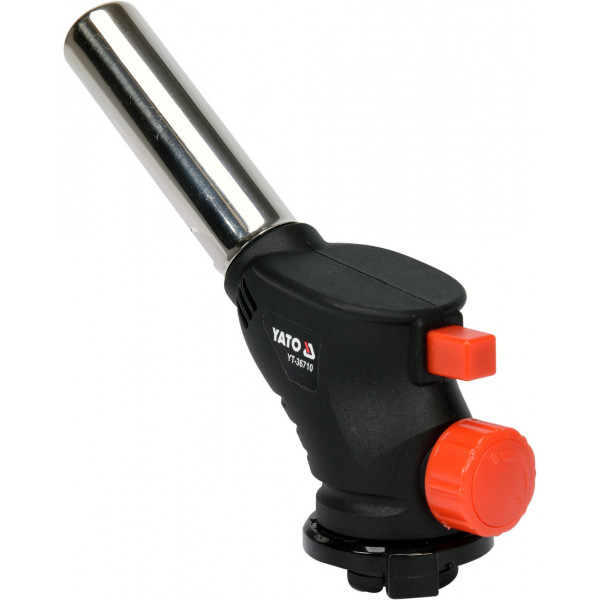 Картинка - Горелка газовая с пьезоподжигом YATO YT-36710