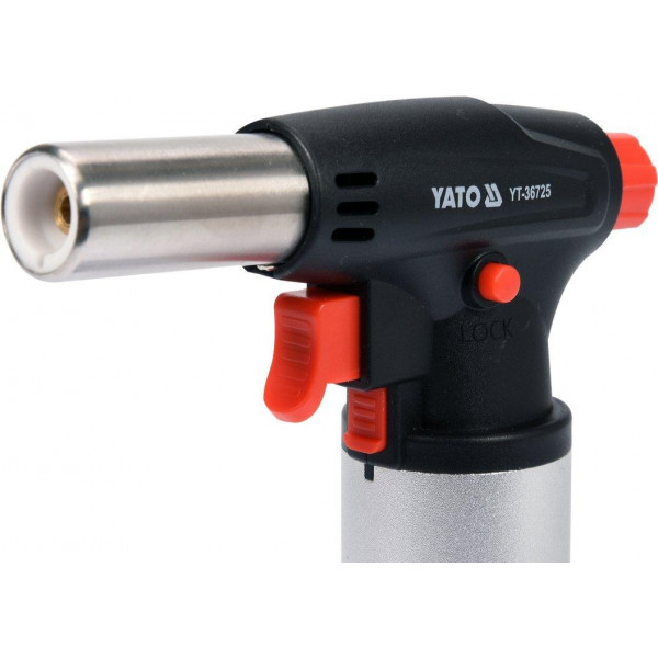 Картинка - Горелка газовая с пьезоподжигом YATO YT-36725