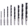Картинка - Набор сверл по дереву TAGRED TA4184 HEX 1/4" (8 шт)