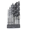 Картинка 1 - Набор сверл по дереву TAGRED TA4184 HEX 1/4" (8 шт)