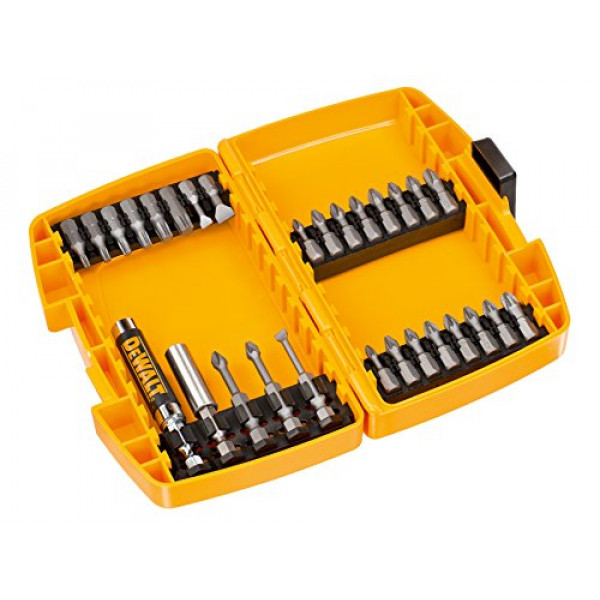 Картинка - Набор насадок DeWALT DT7922B (29 шт) Ph1, 2x6, 3, Pz1, 2x6, 3, Torx10, 15, 20, 25, 30, 40, шлиц 5.