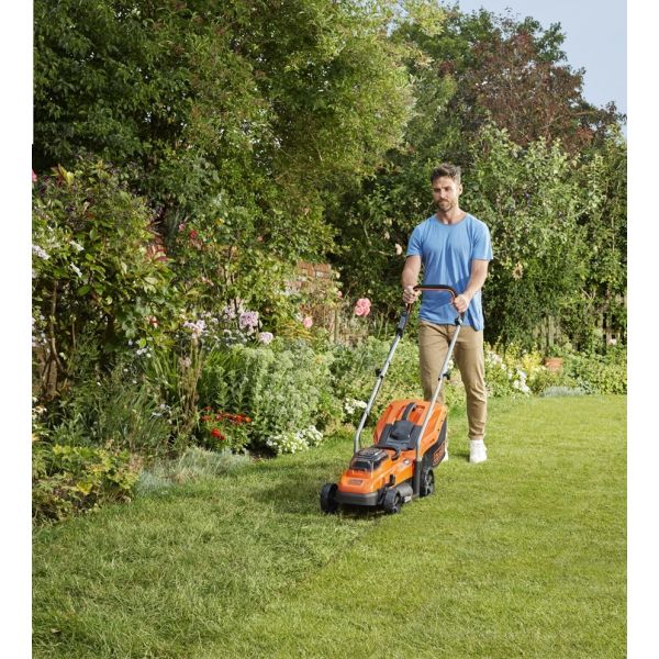 Картинка - Газонокосилка аккумуляторная BLACK+DECKER BCMW3318L2
