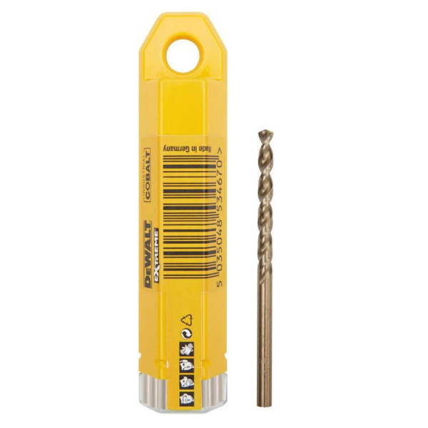 Фото - Набір свердел по металу DeWALT DT4928 "EXTREME INDUSTRIAL COBALT" HSS-CO кобальт (10 шт) 4.8х46х86 мм