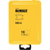 Картинка 1 - Набор сверл по металлу DeWALT DT5923 HSS-G (19 шт ) (1-10 мм)