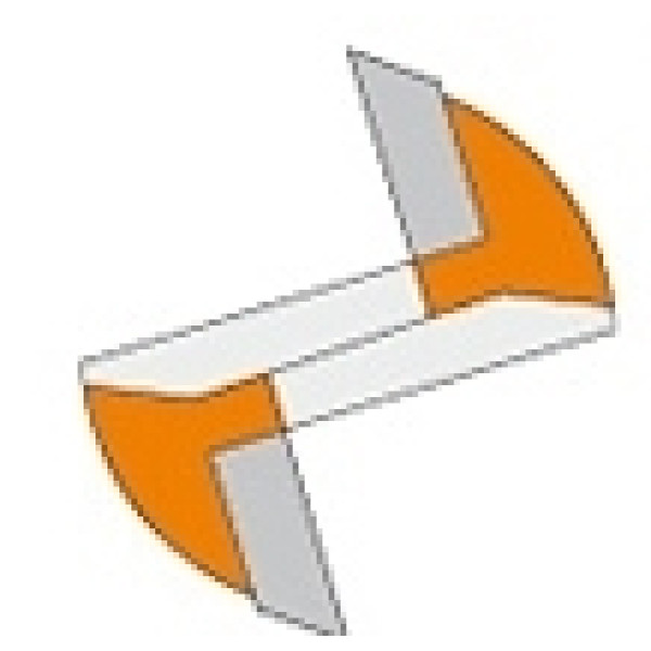 Картинка - Фреза прямая (короткая серия) HM D = 4 I = 10 L = 45 S = 6,35 (811.040.11)