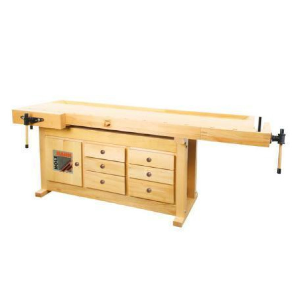 Картинка - Верстак столярный из каучукового дерева Holzmann WB210C