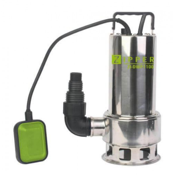 Картинка - Дренажный насос для грязной воды Zipper ZI-DWP1100N