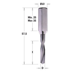 Свердло NP HWM D = 8x22 L = 57,5 ​​S = 10x25 RH XTREME-HWM (310.080.21)