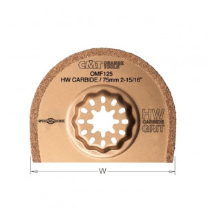 Пильное полотно осциляционное W = 75 K = 1,2 1 шт. STARLOCK (OMF125-X5)