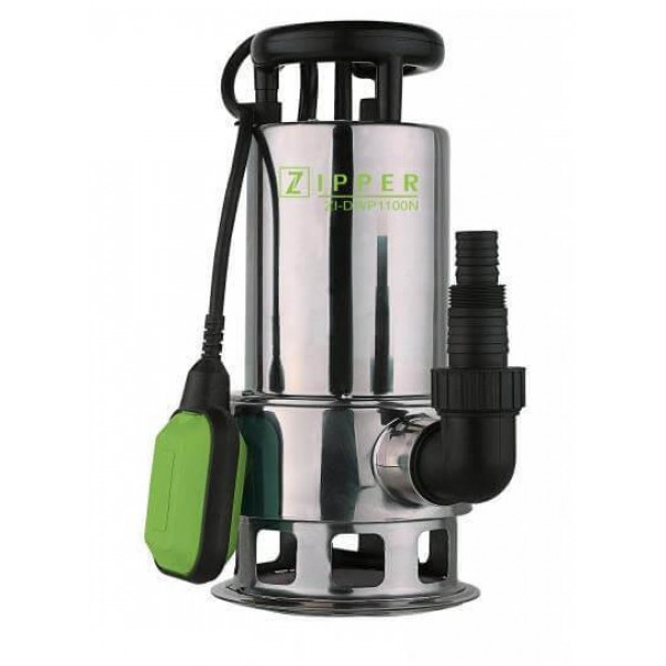 Картинка - Дренажный насос для грязной воды Zipper ZI-DWP1100N