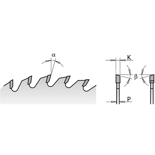 Картинка - Пильный диск по дереву поперечный рез CMT 292.216.80M HM 216x30x2,8 / 1,8 Z = 80