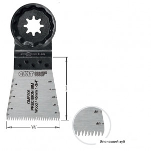 Пильное полотно осциляционное W = 45 I = 50 TS = 1,75 TPI = 14 1шт. STARLOCK PLUS (OMF206-X1)
