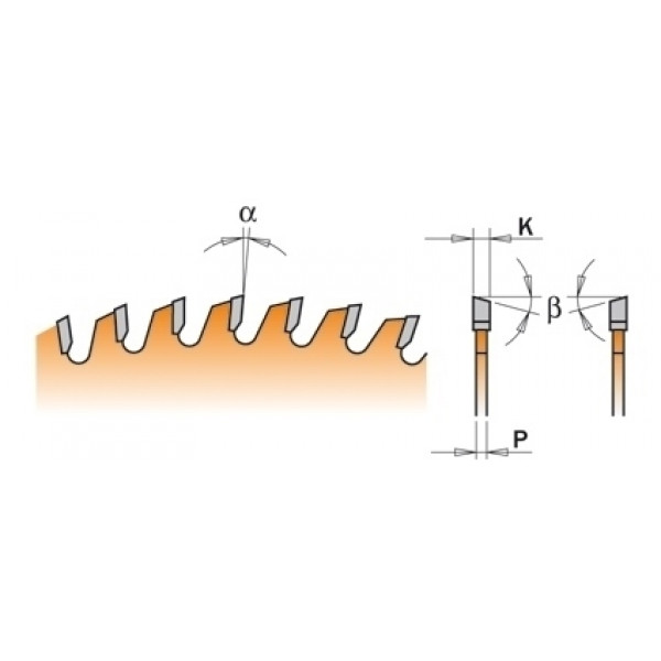 Картинка - Пила HM D = 250 F = 30 Z = 80 K = 3,0 / 2,5 (285.580.10M)