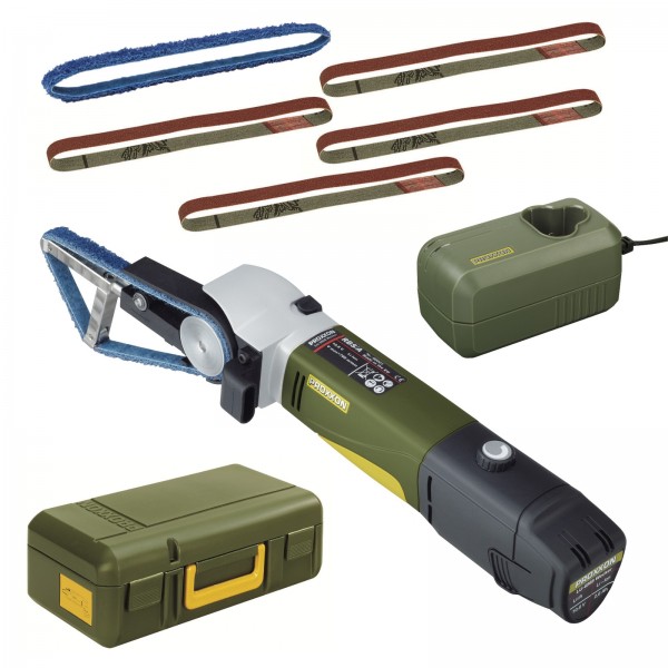 Фото - Набір з акумуляторної стрічкової шлифмашиной PROXXON RBS / A