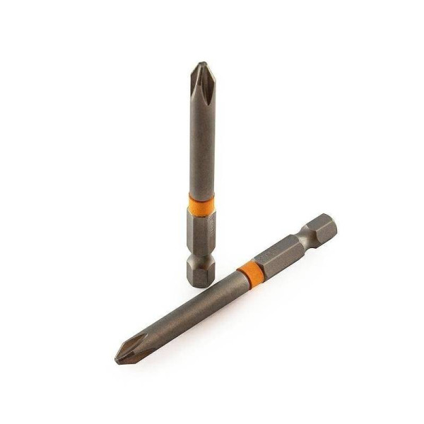 Картинка - Бита 1/4 "PH2x50мм 2шт. Оранжевые (21817.STACO)