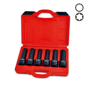 Набір головок ударних довгих TOPTUL 3/4" 6 шт JGAI0602