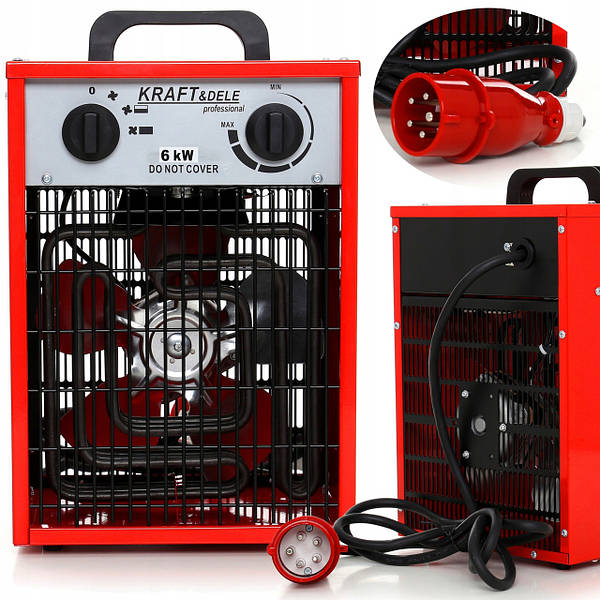 Картинка - Тепловентилятор электрический Kraft Dele KD11719