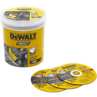Набір кругів відрізних DeWALT FASTCUT 125x1x22.23 мм 100 шт (DT20540)
