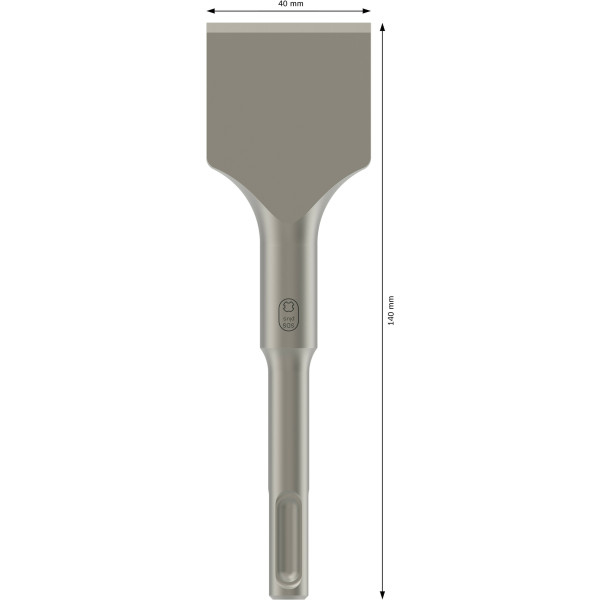 Картинка - Лопаточное зубило Bosch PRO SDS plus-4C, 40x140 мм
