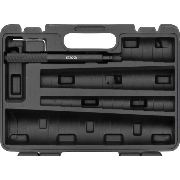 Фото - Набір для регулювання сальників підшипників та гумових з'єднань YATO 52 шт YT-25417