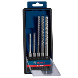 Набор буров по железобетону BOSCH EXPERT SDS Plus-7X 5/6/6/8/10 мм 5 шт