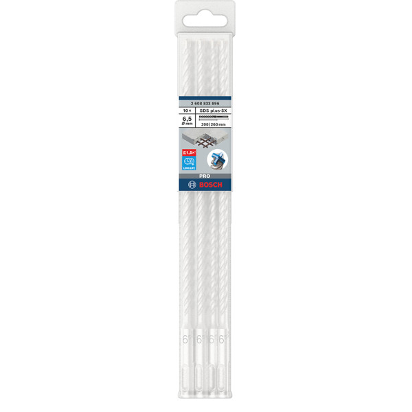 Фото - Бури Bosch PRO SDS plus-5X 6.5x200x260 мм, 10 шт