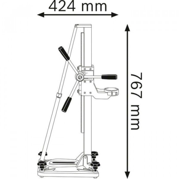 Картинка - Стойкая сверлильная Bosch GCR 180 (0601190100)