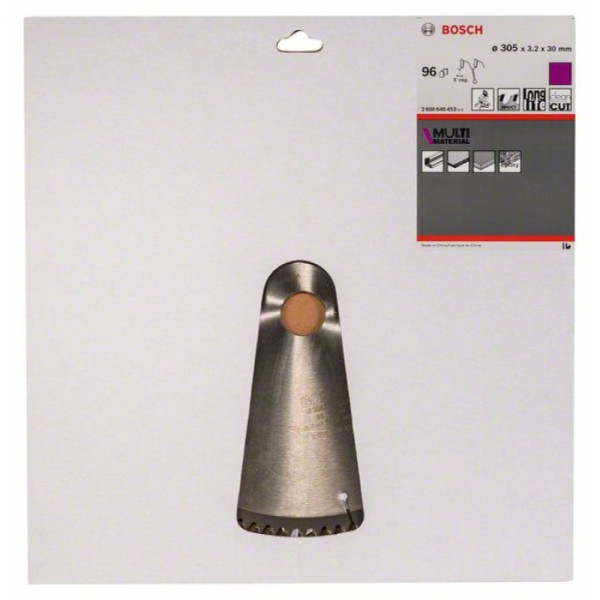Картинка - Пильный диск Bosch Multi Material 305x30x96T (2608640453)