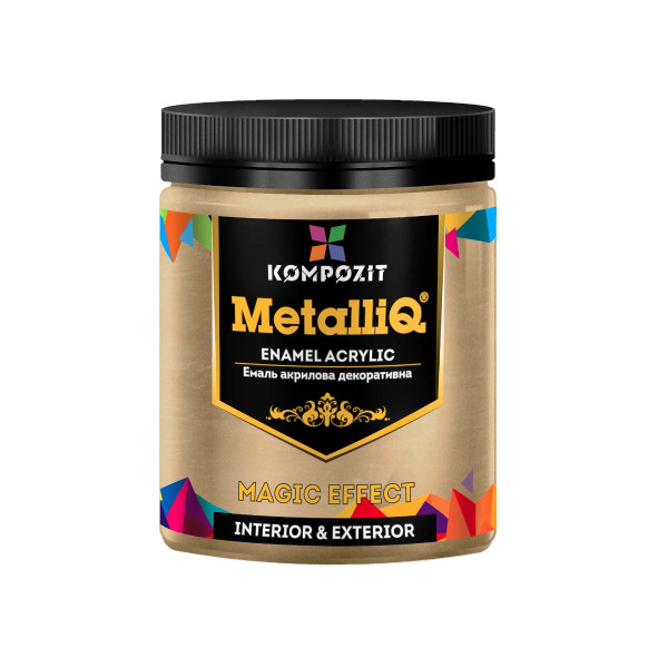 Фото - Емаль акрилова Kompozit MetalliQ бронзова 0.5 кг