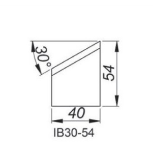 Різець для внутрішньої фаски 30° Promotech NOZ-000025