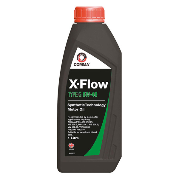 Картинка - Моторное масло Comma X-FLOW TYPE G 5W-40 1л