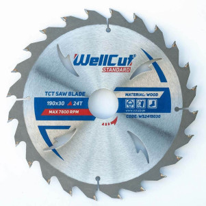 Пиляльний диск WellCut 190x30, 24Т