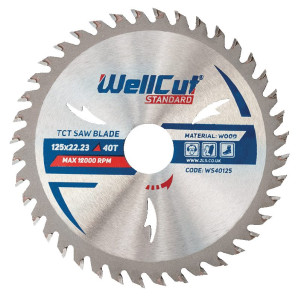 Пиляльний диск WellCut 125x22,23 мм, 40Т