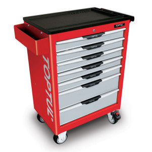 Тележка инструментальная TOPTUL (Pro-Line) 7 секций Красная TCAC0702