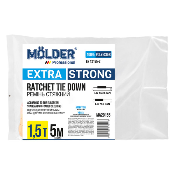 Фото - Стяжний ремінь Molder MA20155 1,5т, 5м