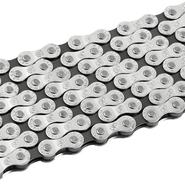 Картинка - Цепь велосипедная Grey's 7-8шв. S52 Half Silver, 116 звеньев