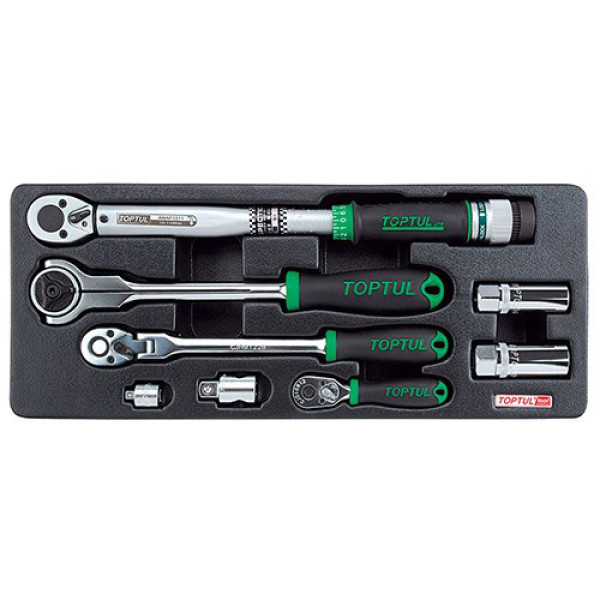 Фото - Haбор інструмента комбінованого TOPTUL GCAT080З