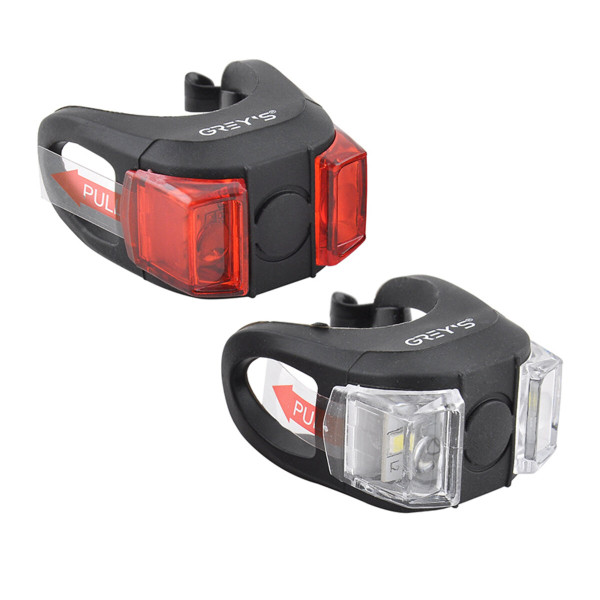 Картинка - Комплект силиконовых мигалок Grey's 2хLEDs 3,7lm 2XCR2032 2шт