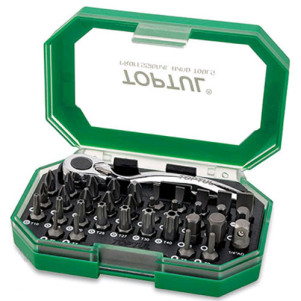 Набор биты + трещотка TOPTUL 1/4" 35 шт GACW3504 Набор биты + трещотка TOPTUL 1/4" 35 шт GACW3504