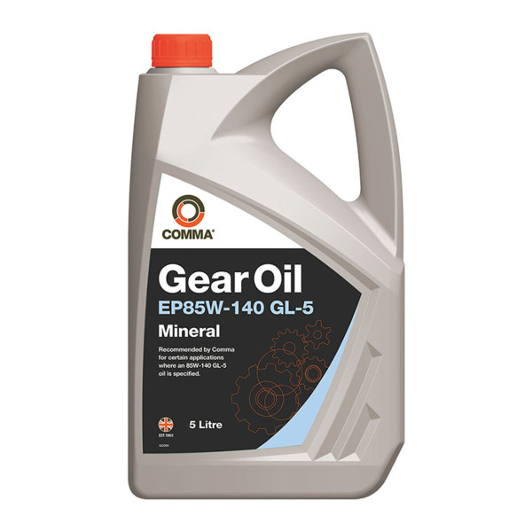 Картинка - Трансмиссионное масло Comma EP85W-140 GEAR OIL 5л