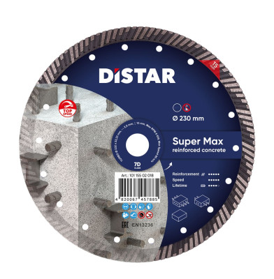 Диск алмазный отрезной Distar Turbo 232x2,6x15x22,23 Super Max