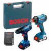Фото 1 - Дриль-шуруповерт Bosch GSR 180 Li + GDX 180 Li