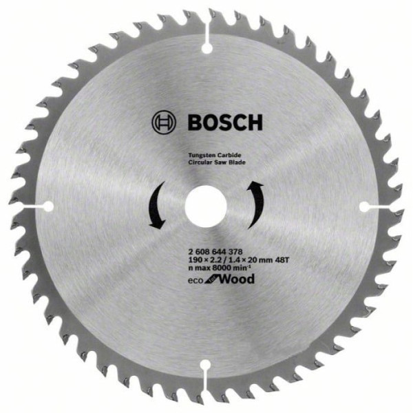 Фото - Диск пильний Bosch Optiline Wood ECO 190х20/16х48Т