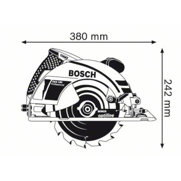 Фото - Пила дискова Bosch GKS 190