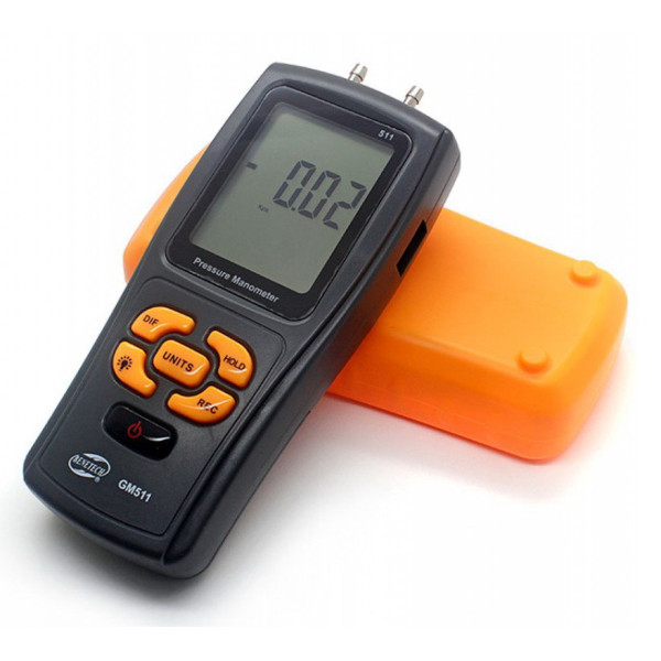 Фото - Диференціальний мікроманометр BENETECH USB ±10 кПа GM511
