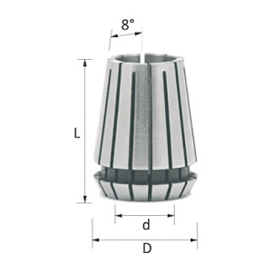 Цанга затискна ER32 D = 04 DIN 6499